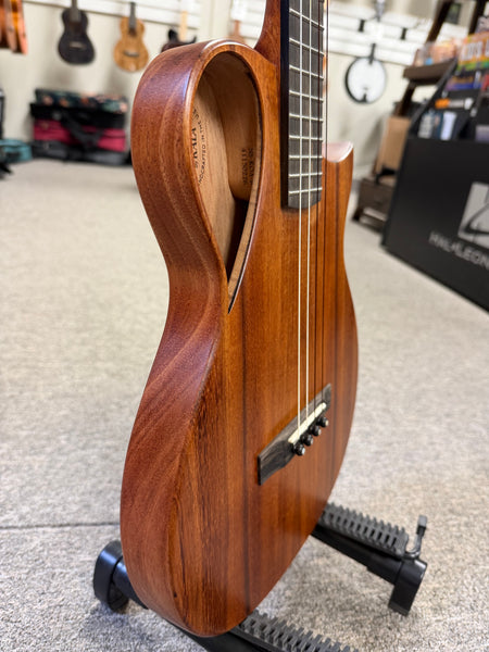 KALA Revelator Koa Electric Baritone Ukulele w/Case - Made In The U.S.A.