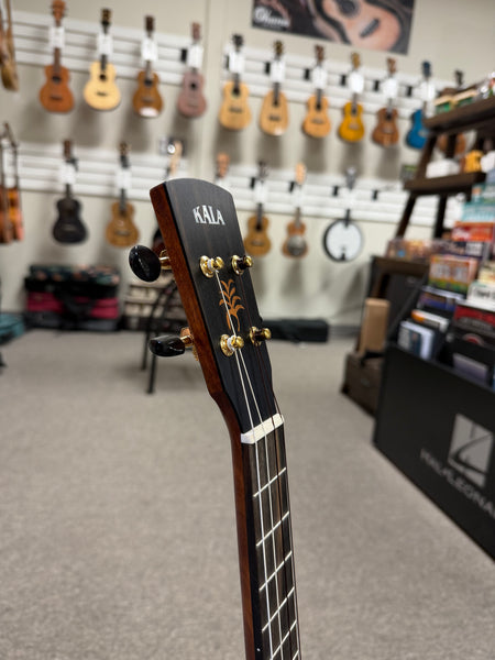 KALA Revelator Koa Electric Baritone Ukulele w/Case - Made In The U.S.A.