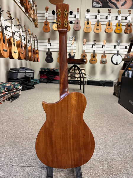 KALA Revelator Koa Electric Baritone Ukulele w/Case - Made In The U.S.A.