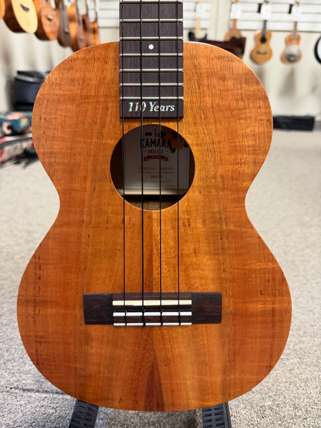 Kamaka HF-3 Solid Koa Tenor Ukulele w/Case #2 - Made in Hawaii !!