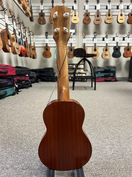 Rebel "Wagashi" Solid Mahogany Soprano Ukulele w/Case - Limited Edition Rebel Mahogany Slim Soprano