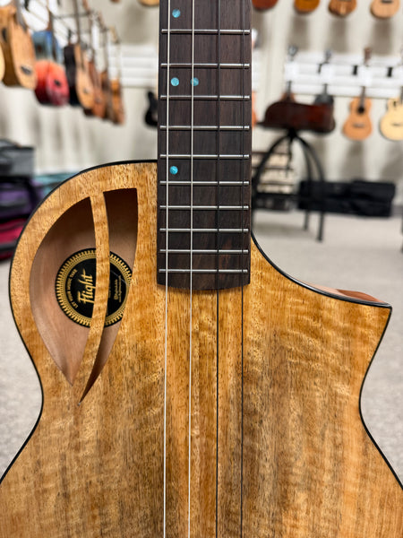 Flight Aviator Solid Mango/Okume Baritone Ukulele w/Case #1