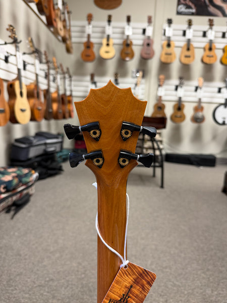 KoAloha Red Label "Polani" Solid Curly Koa Tenor Ukulele w/Case #1