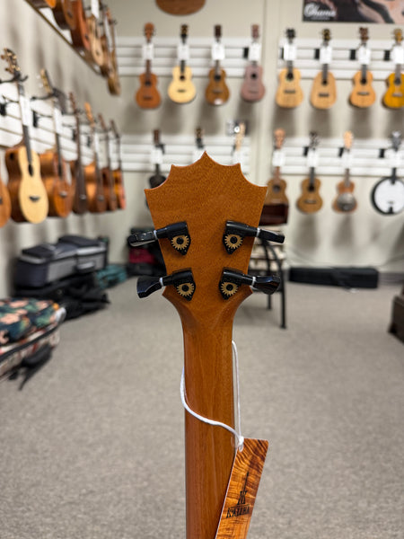 KoAloha Red Label "Polani" Solid Curly Koa Tenor Ukulele w/Case #2