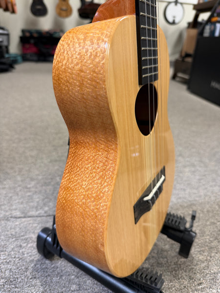 KoAloha KTM-00SI Solid Cedar/Silky Oak Tenor Ukulele w/Case #1 - Special Issue