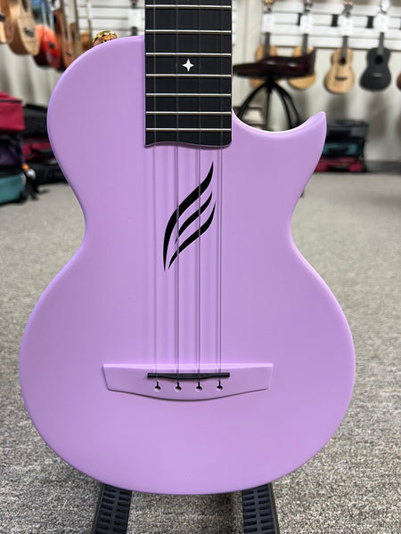 Enya Nova U Pro Carbon Fiber Purple Tenor Ukulele w/Case - Weatherproof