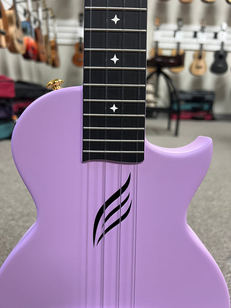 Enya Nova U Pro Carbon Fiber Purple Tenor Ukulele w/Case - Weatherproof