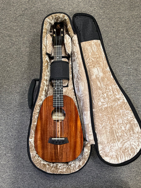 Kanile'a P1-T Solid Koa Pineapple Tenor Ukulele w/Case - Pre Loved