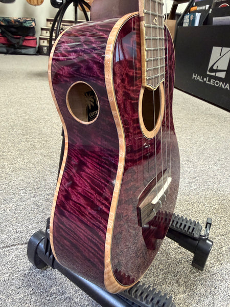 Oli L2-CMG-MMP Solid Mango Concert Ukulele w/Case - Purple Burst