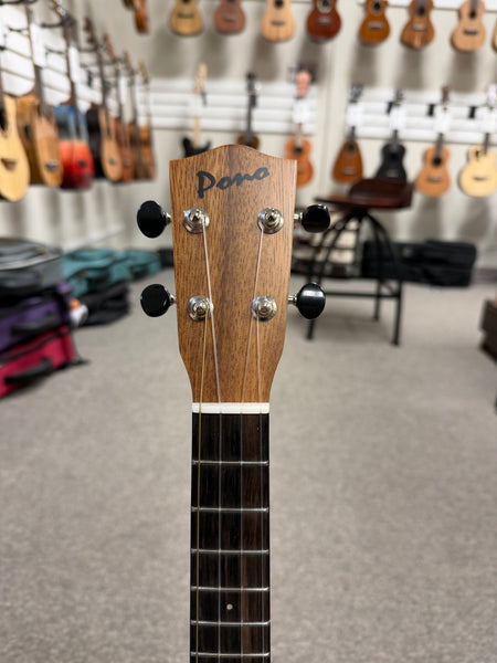 PONO AT-CR Solid Cedar/Acacia Deluxe Tenor Ukulele w/Case - Pre Loved