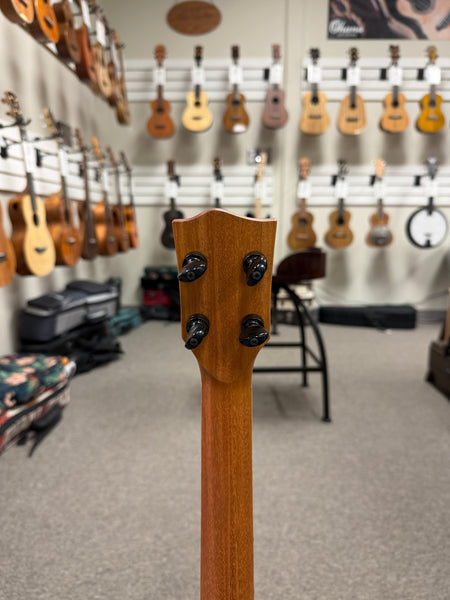 Oli L1SP-BMG-P Solid Mango Baritone Ukulele w/Case - Purple Burst