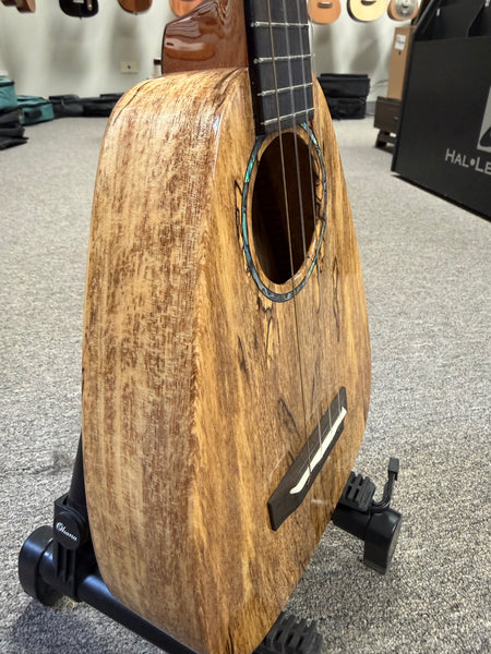 Romero Creations Solid Spalted Mango Tiny Tenor Ukulele w/Case