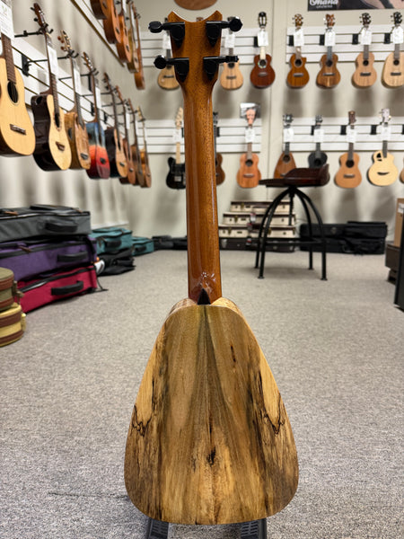 Romero Creations Solid Spalted Mango Tiny Tenor Ukulele w/Case