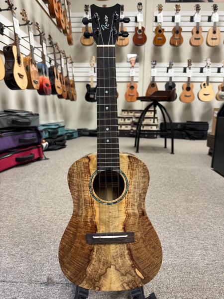 Romero Creations Solid Spalted Mango Concert Ukulele w/Case #1 - Large Body