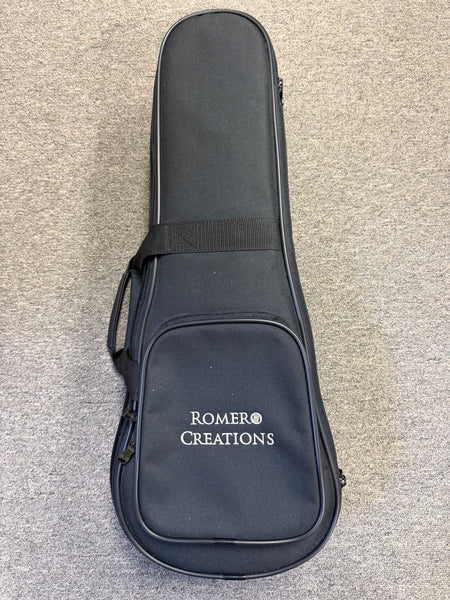 Romero Creations Solid Spalted Mango Concert Ukulele w/Case #1 - Large Body