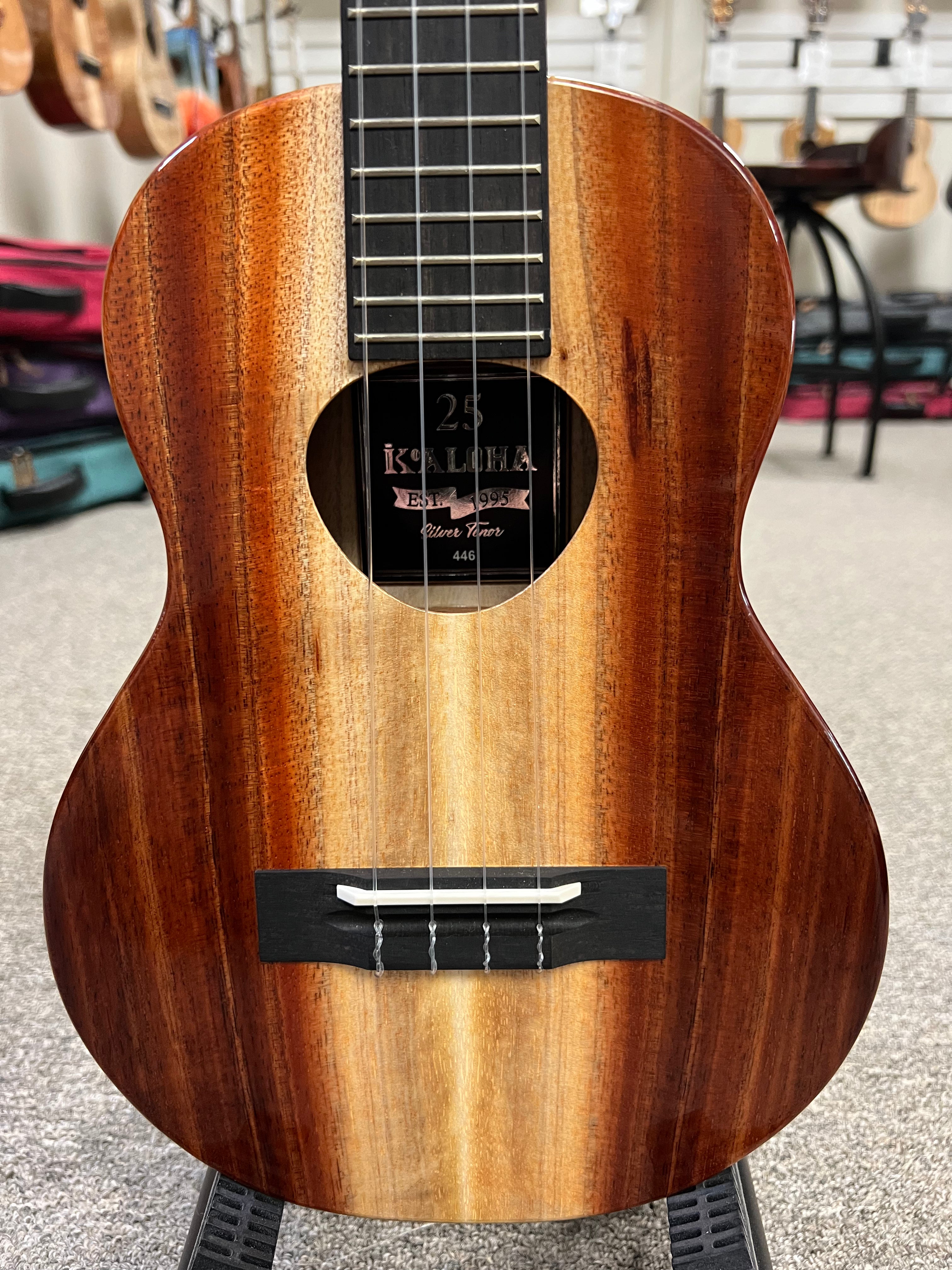 KoAloha KTM-25 25th Anniversary Tenor Ukulele w/Case - Solid Hawaiian Koa -  Limited Edition