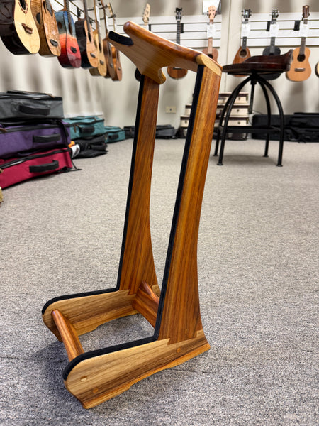Custom Canarywood Ukulele Stand by Lee Murdock - Canarywood Uke Stand