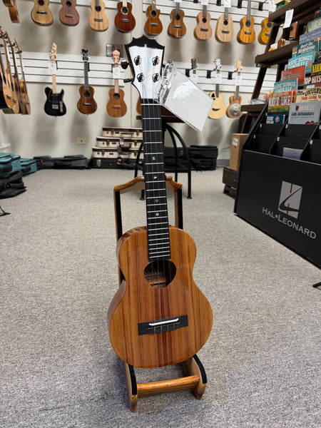 Custom Canarywood Ukulele Stand by Lee Murdock - Canarywood Uke Stand