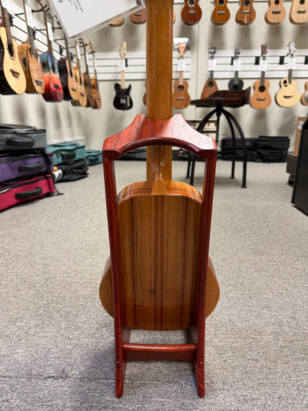 Custom Padauk Ukulele Stand by Lee Murdock - Padauk Uke Stand