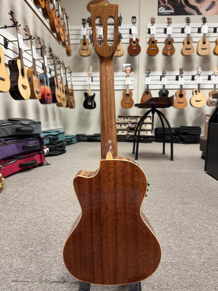 KALA KA-SMH-TG-CE Solid Mahogany Electric Tenor Ukulele w/Cutaway