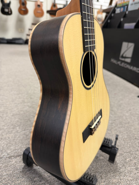 KALA KA-ASZCT-ST Solid Spruce/Ziricote Tenor XL Ukulele - Super Tenor