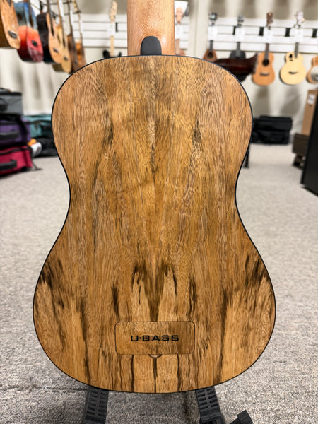 KALA Spalted Mango Acoustic-Electric U-Bass w/Case - UBASS-SP-MNG-FS