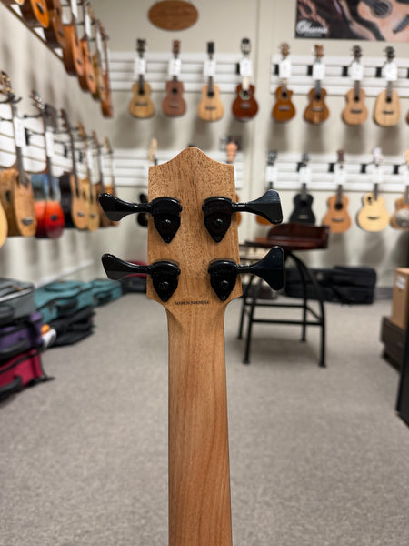 KALA Spalted Mango Acoustic-Electric U-Bass w/Case - UBASS-SP-MNG-FS