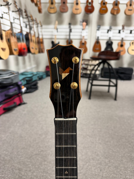 Rebel Double Cheese Tenor Ukulele w/Case - Solid Spruce/Solid Mahogany