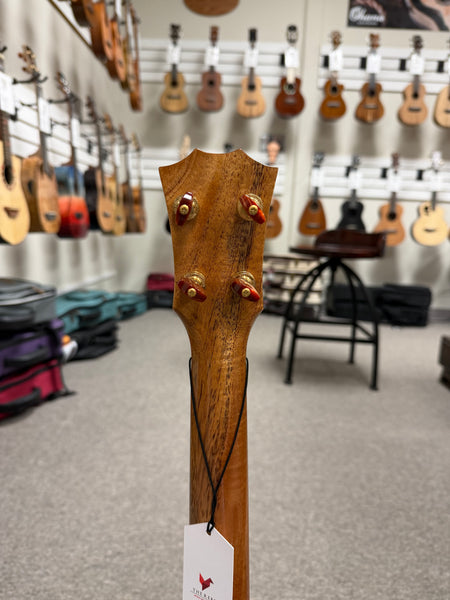 Rebel Double Cheese Tenor Ukulele w/Case - Solid Spruce/Solid Mahogany