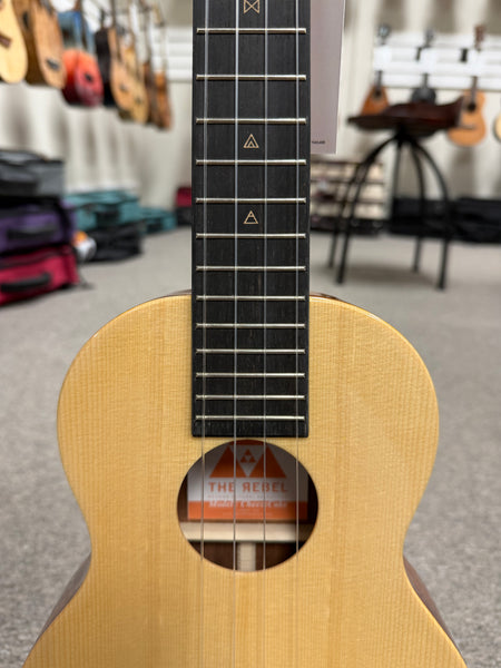 Rebel Cheesecake Tenor Ukulele w/Case- Solid Spruce/Solid Mahogany - Rebel Slim Tenor