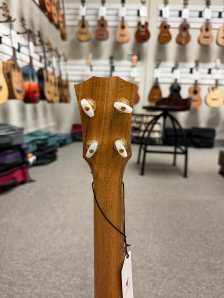 Rebel Double Creme Solid Mango Concert Ukulele w/Case #1 - Matte Finish