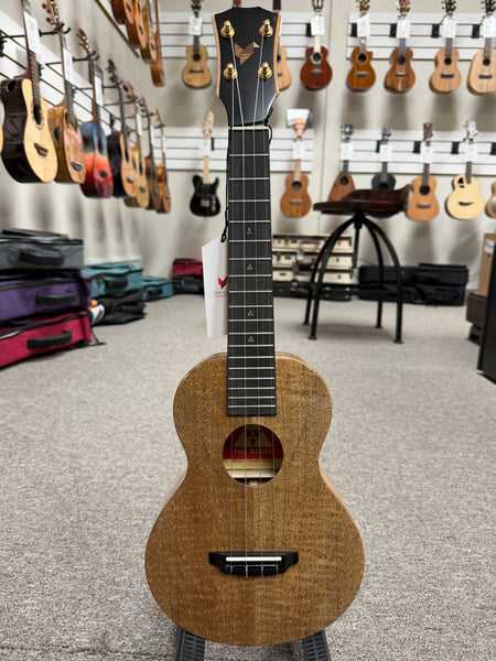 Rebel Double Creme Solid Mango Concert Ukulele w/Case #2 - Matte Finish