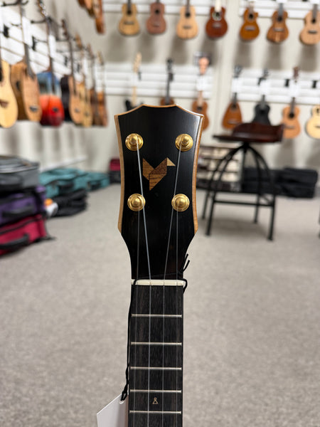 Rebel Double Creme Solid Mango Concert Ukulele w/Case #2 - Matte Finish