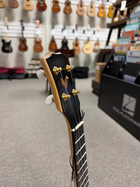 Rebel Double Creme Solid Mango Concert Ukulele w/Case #2 - Matte Finish