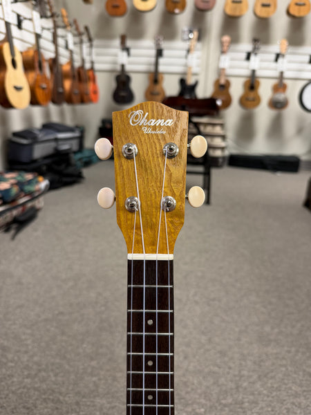 OHANA CK-15W Willow Wood Concert Ukulele - Satin Finish