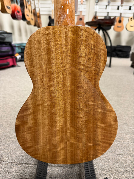 Rebel Creme Brulee Solid Mango Tenor Ukulele w/Case - Rebel Mango Slim Tenor