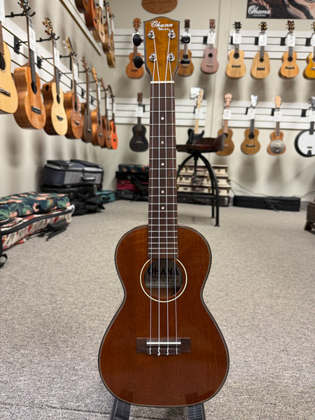 Ohana CK-35G Solid Mahogany Concert Ukulele