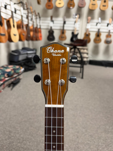 Ohana CK-35G Solid Mahogany Concert Ukulele
