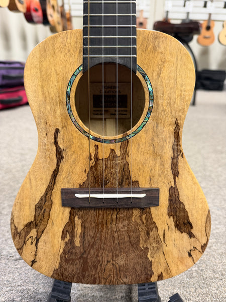 Romero Creations Solid Spalted Mango Soprano Ukulele w/Case - Large Body -RC-S-MG