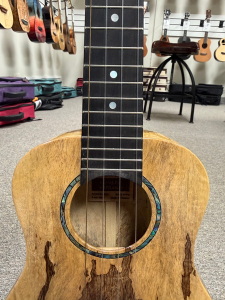 Romero Creations Solid Spalted Mango Soprano Ukulele w/Case - Large Body -RC-S-MG