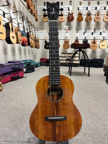 Romero Creations Solid Koa Electric Grand Tenor Ukulele w/Case - Pre Loved