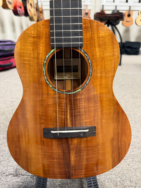 Romero Creations Solid Koa Electric Grand Tenor Ukulele w/Case - Pre Loved
