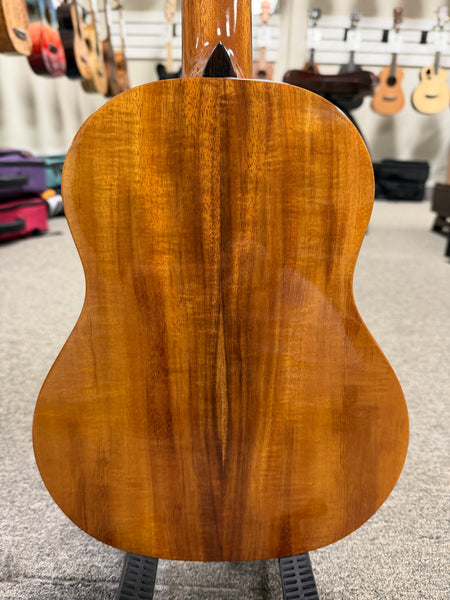 Romero Creations Solid Koa Electric Grand Tenor Ukulele w/Case - Pre Loved