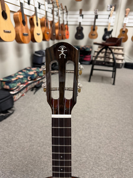 aNueNue AMM-2E Solid Mahogany Electric Concert Ukulele w/Case
