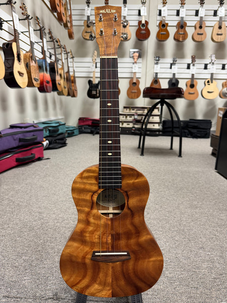 KALA USA Elite Solid Koa Electric Tenor Ukulele w/Case - Pre Loved