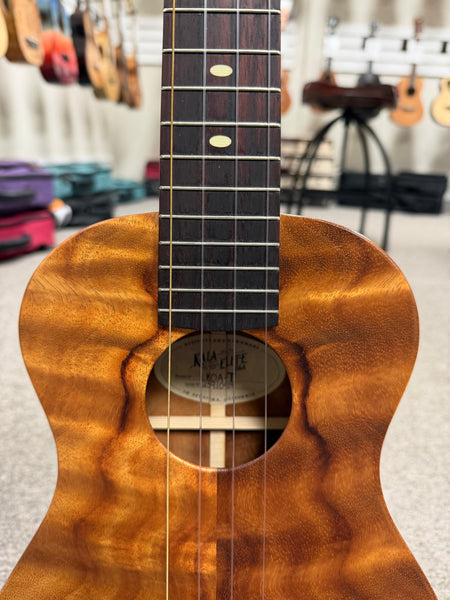 KALA USA Elite Solid Koa Electric Tenor Ukulele w/Case - Pre Loved