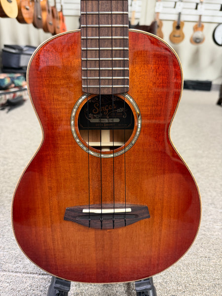 Singer by aNueNue RT1K-IT Solid Koa Tenor Ukulele w/Case - Iced Tea Finish