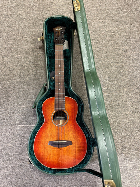Singer by aNueNue RT1K-IT Solid Koa Tenor Ukulele w/Case - Iced Tea Finish