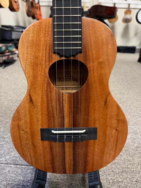 KoAloha KTM-10 Solid Koa Pikake Tenor Ukulele w/Case #1 - Made In Hawaii - Satin Finish