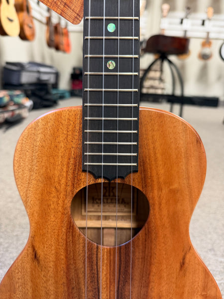KoAloha KTM-10 Solid Koa Pikake Tenor Ukulele w/Case #1 - Made In Hawaii - Satin Finish